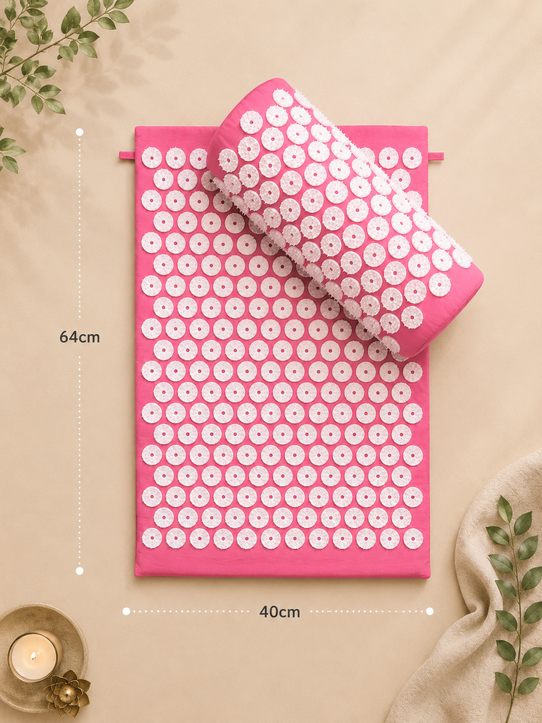 Soreva Acupressure Mat & Pillow Set