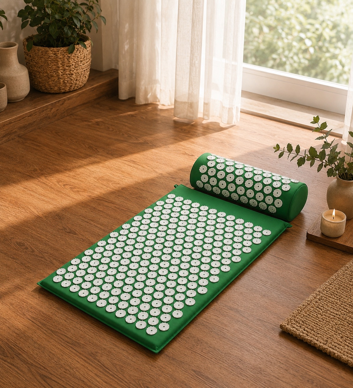 Soreva Acupressure Mat & Pillow Set